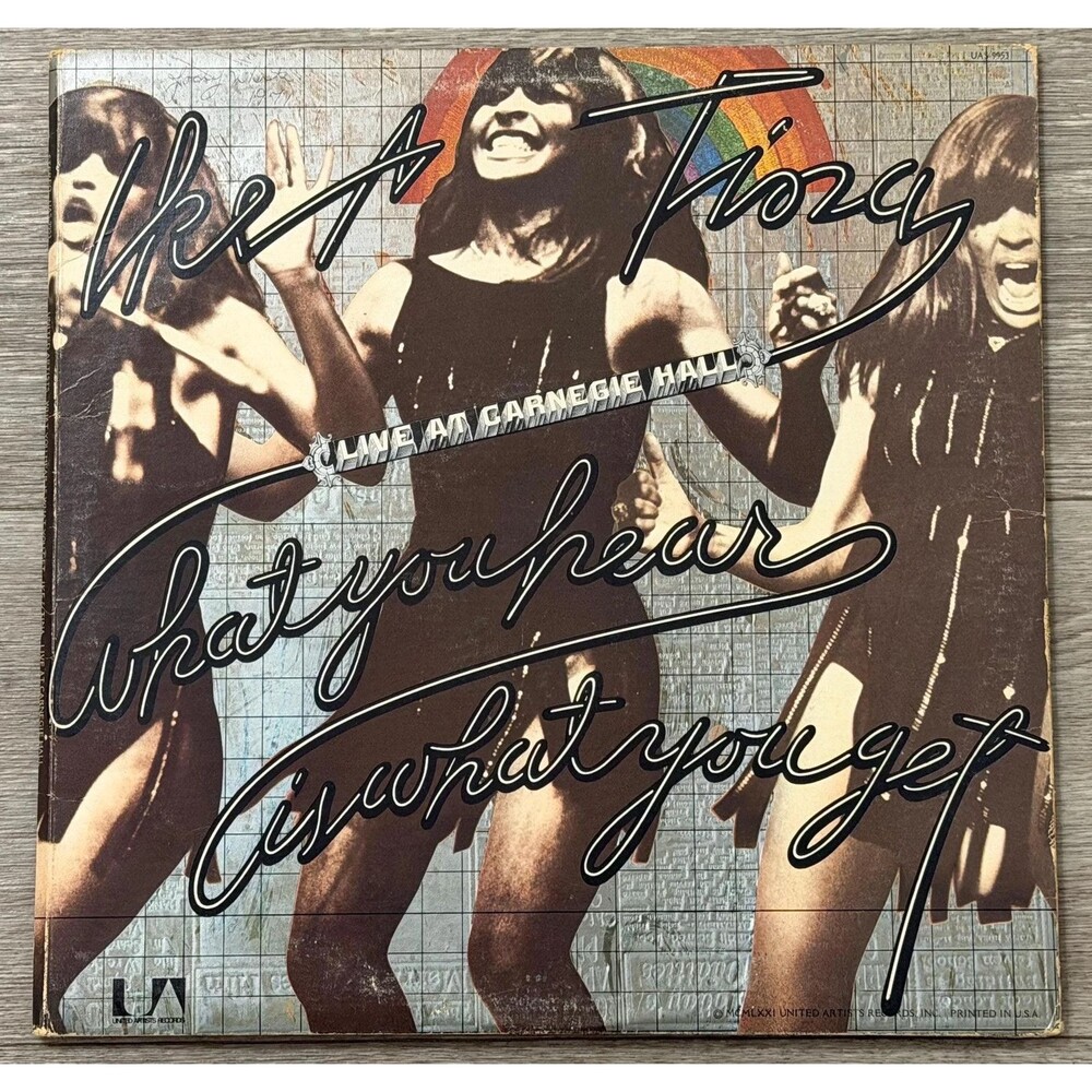 Ike & Tina Turner Live at Carnegie Hall 1971 Vinyl Record
